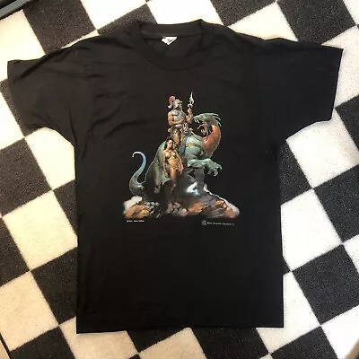 $189.99 • Buy Vtg 1991 Boris Vallejo Shirt Medium Screen Stars RARE Single Stitch Free S&H