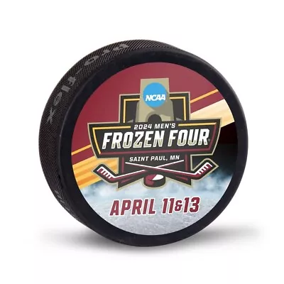 2024 Frozen Four Saint Paul Logo Hockey Puck New In Package • $14.95