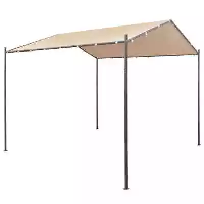 Gazebo Pavilion Tent Canopy 3x3 M Steel Beige • $216.68