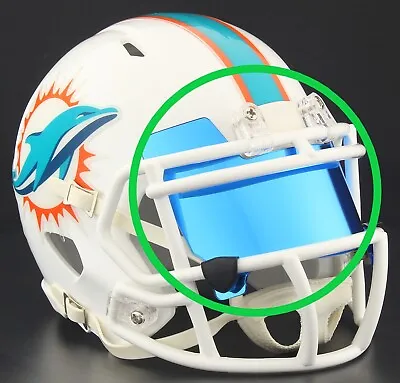 EYE SHIELD / VISOR  ONLY! For MIAMI DOLPHINS Mini Football Helmet • $12.99