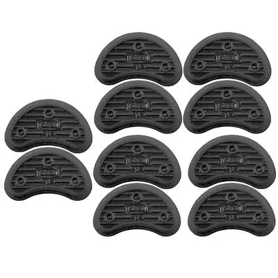 £4.43 • Buy Black Shoe Boots Repair Heel Taps Toe Rubber   Taps Protectors 10pcs