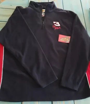 NWT! Winners Circle Dale Earnhardt Sr 1/4  Zip Fleece XL Pullover Sweatshirt #3 • $29.99