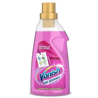 Vanish Gold Oxi Action Gel Stain Remover Fabric Clothes Colour Safe 750ml • £11.79