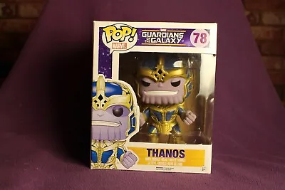 Funko POP Figure Marvel Guardians Of The Galaxy Thanos 78 • £10