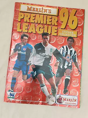 Merlin Premier League 1996 Sticker Album Book In-Complete • £19.95