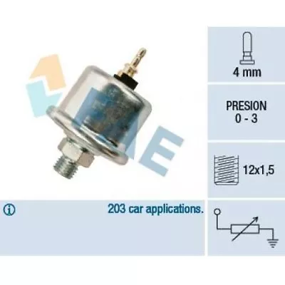 FAE Sender Unit Oil Pressure 14730 • $47.65