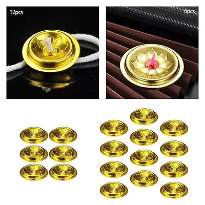 12Pcs Oil Floating Candle Wick Holder Candle Wick Centering Device Candle Making • £6.85