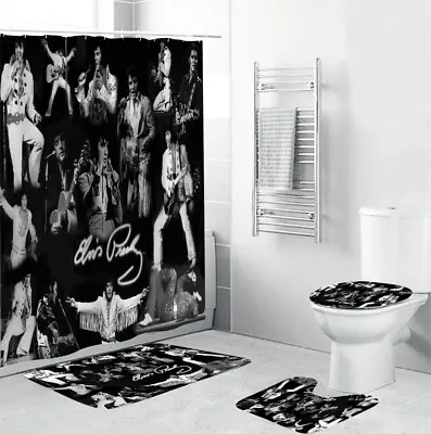 Elvis Shower Curtain Sets Bathroom Sets • $24.99