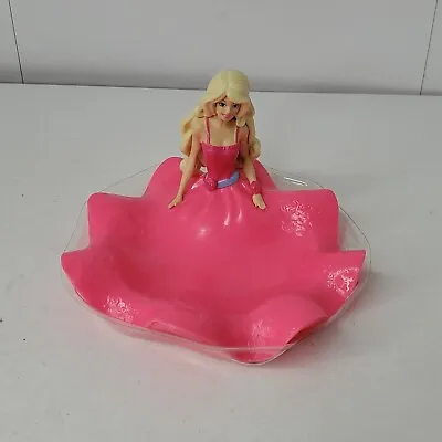 Mattel Barbie Mermaid Dish Shell DecoPac Figures Cake Topper Toy Pink • $9.99