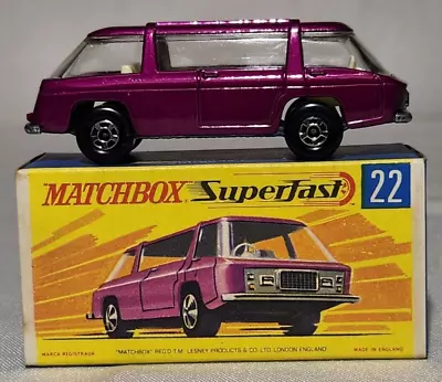 MATCHBOX #22 Freeman Inter City Commuter SuperFast Near Mint Cond Original Box • $11.50