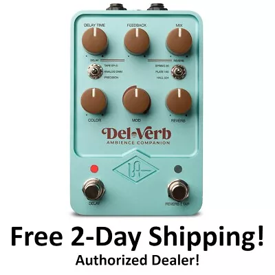 New Universal Audio Del-Verb Ambience Companion Reverb & Delay Pedal • $349