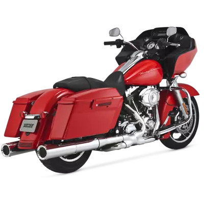 Vance & Hines Hi-Output Slip-On Mufflers Chrome #16455 Harley Davidson • $749.99