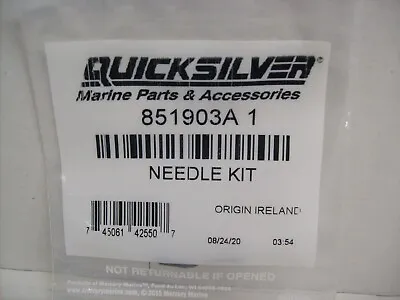 Mercury Quicksilver Force Carburetor Needle Valve Kit Outboard Boat Motor • $34.95
