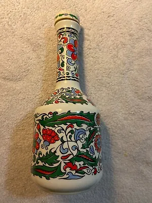 METAXA Hand Made Porcelain Bottle Decanter S & E & A METAXA Empty 11 H • $17