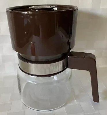 Vintage 1981 Raytheon Brown Glass Micro21 Microwave Coffee Maker  • $12.74