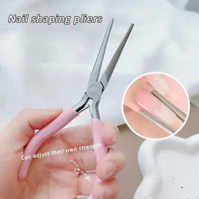 C Curve Pincher Nail Shaping Tweezers Pinching Tool Acrylic Nail Sculpture*CA • $5.78