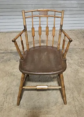 Early 19th Century Baltimore Maryland Butterfly Style Windsor Arm Chair • $699