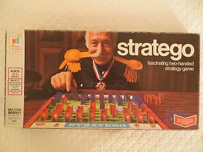 Stratego Board Game Vintage 1977 Complete Very Good Cond. Strategy FREE SHIP!! • $39.99