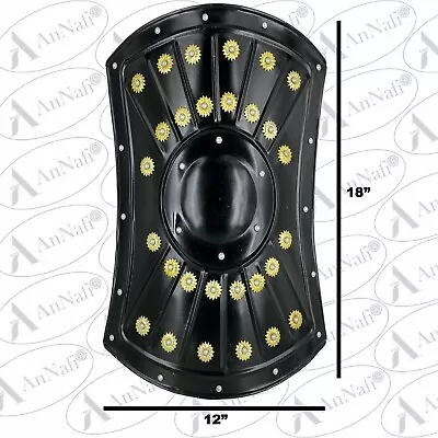 Medieval Barbarian Armor Templar Viking 18  Iron Shield  • £61.99