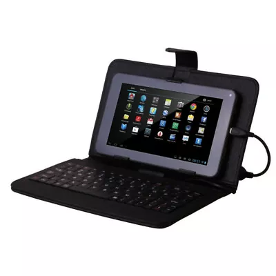 Universal 7 Inch   LASER Tablet Case With Keyboard • $9.79