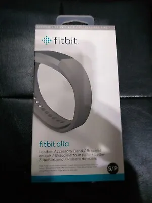 Fitbit Alta Leather Original  Band - Graphite  Small  • $16.90