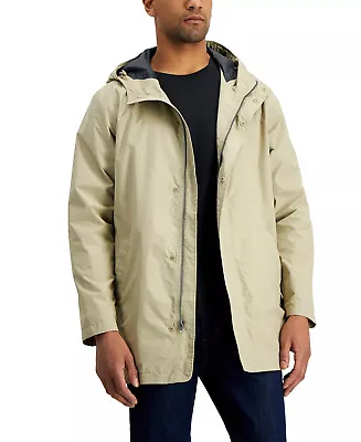Mens Packable Lightweight Raincoat Khaki Color Size XXL ALFANI $120 - NWT • $39.99