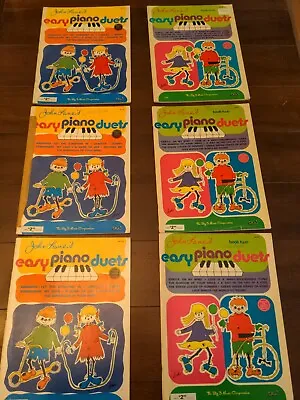 Lot 6 John Lane's Easy Piano Duets Lesson Books Triplicates Of Each • $5