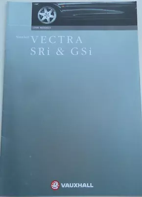 Vauxhall Vectra SRi & GSi Inc V6 Sales Brochure March 1998 Rare Collectors Gift • $16.15