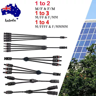 2 To 1 Y Type Branch Connectors Male & Female For Solar Panels PV Connectors • $9.99