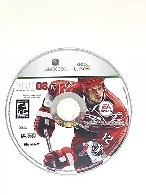 NHL 08 Xbox 360 Video Game Disc Only Clean Tested Free Ship! • $3.25