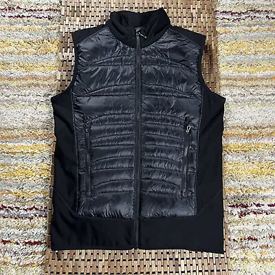 Ibex Merinoloft Merino Wool Padded Puffer Vest Black Men’s Size Medium M • $139.95