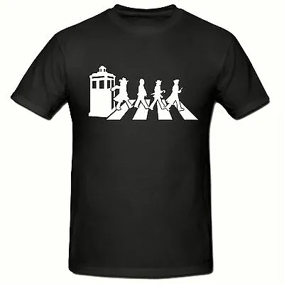 £8.99 • Buy Abbey Road Timelords T Shirt, Funny Novelty Men's T Shirt,sm-2xl