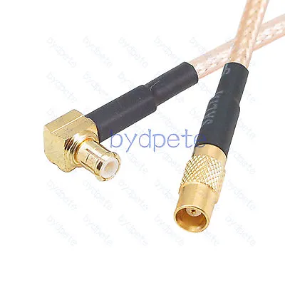 MCX Female To MCX Male Right Angle R/A RG316 RF Coaxial Coax Pigtail Cable 50ohm • $4.20