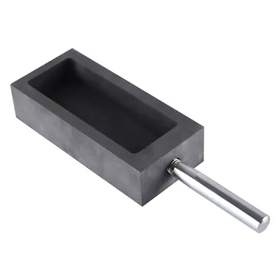 5kg Crucible Graphite Ingot Mold Black For Gold Silver Metal Melting Casting US • $44.40