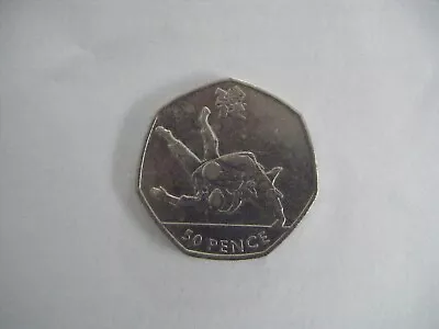 Collectable 50p Coin 2011 London Olympics Judo Circulated • £9