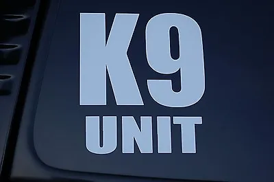 K9 Unit Police Dog Vinyl Sticker Decal K-9 Choose Color!! Law Enforcement (V173) • $3.99