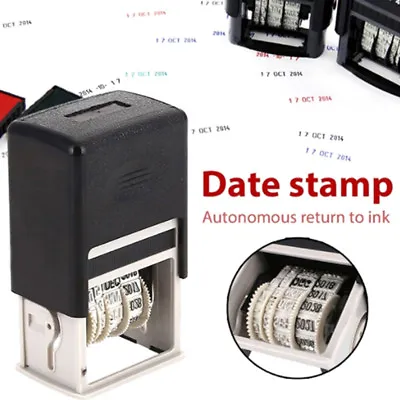 $5.70 • Buy 4Mm Date Stamp Roller Date Stamp With Ink English  Diy Date Seal JCA-b