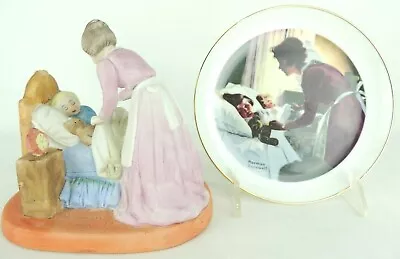 Norman Rockwell Mother's Love Figurine Plate Collector's Vintage Special Edition • $24.99