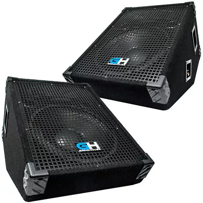 Grindhouse Pair Of 12 Inch Passive Wedge Monitors - Floor Stage 700 Watts RMS • $230.99