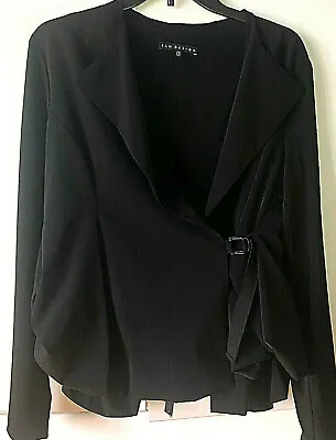 Elm Design Adjustable Hem Black Top/ Jacket Lined  Sz L Or 3 NWOT • $69.99