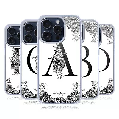 NATURE MAGICK B & W FLORAL MONOGRAM 1 GEL CASE COMPATIBLE WITH IPHONE & MAGSAFE • $24.95