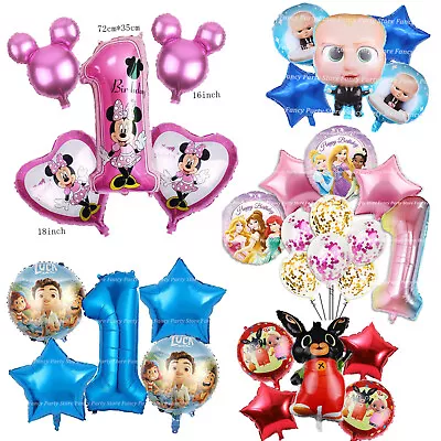 First Birthday Balloons Decorations For Boys And Girls Parties 1st Birthday Baby • £8.45