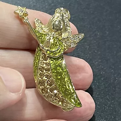 Vintage Fairy Godmother Brooch Estate Jewelry  • $9.95