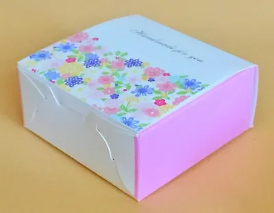 Bakery Box  For Cupcake Cookie Party Gift | Multi-color Floral | Pack Of 10 • $9.99