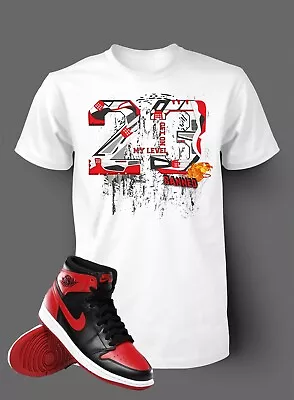 Graphic 23 Tee Shirt To Match Air Jordan 1 Bred Big & Tall  Small • $21.99