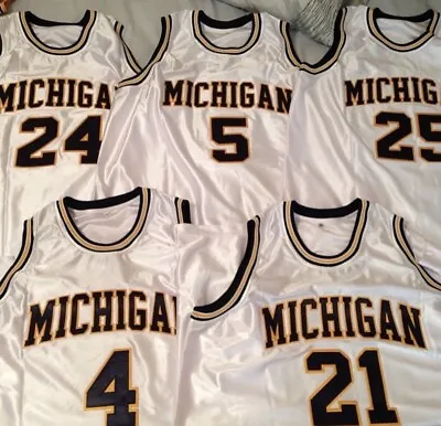 Michigan Wolverines Fab Five Basketball Jerseys • $400