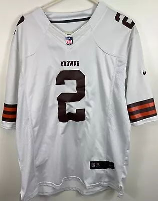 Nike NFL Cleveland Browns Johnny Manziel Brown Jersey#2 On Field Men's XL • $80