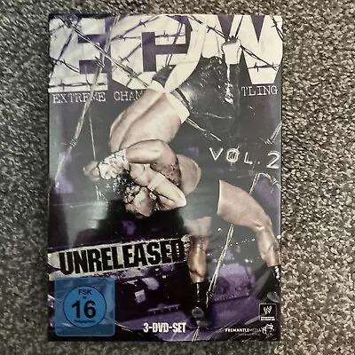 WWE - ECW Vol 2 Unreleased 3 Disc DVD Brand New Sealed • £6.95