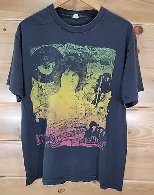 Jim Morrison Cellular T Shirt Men Large The Doors Rasta Colors Fade • $29.99