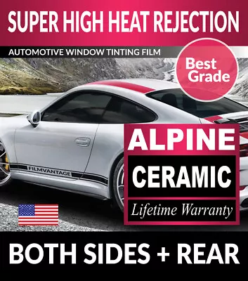 Alpine Precut Auto Window Tinting Tint Film For Mercedes Benz Clk430 Coupe 99-02 • $109.95